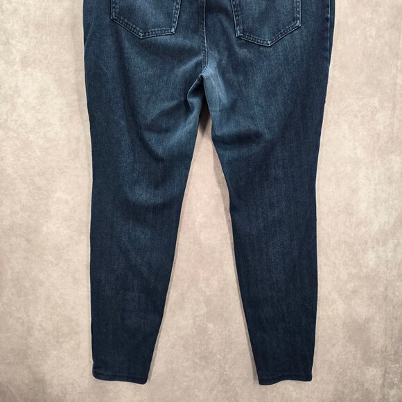 Time and Tru Blue Skinny Stretch Pullon Jegging Bottoms Pants Plus XXL 2XL - Picture 6 of 8